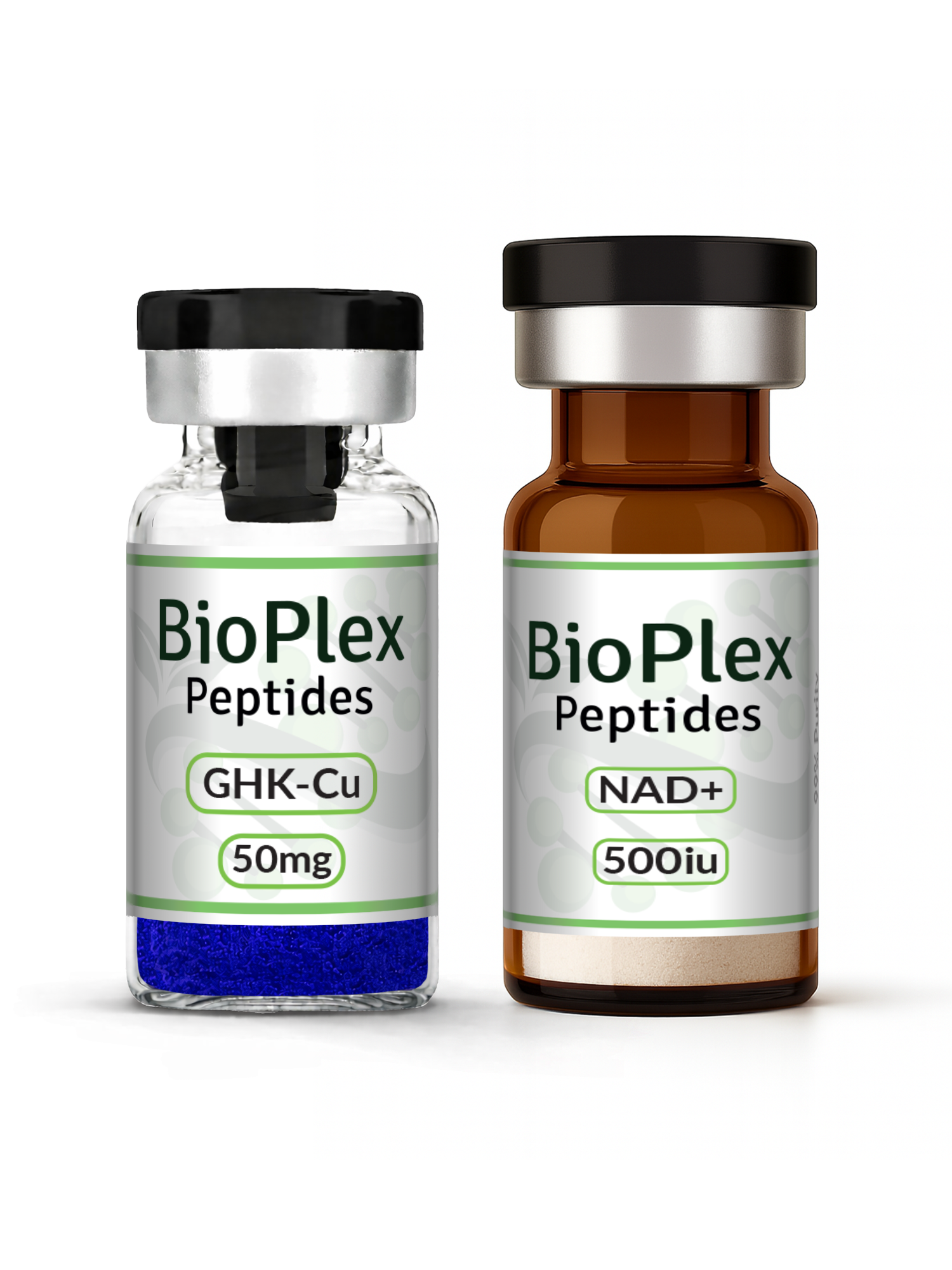 GHK-Cu 100mg & NAD+ 500iu | Peptide Set